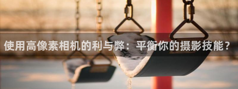 盈顺棋牌娱乐室怎么样：使用高像素相机的利与弊：平衡你的摄影技