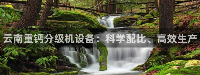 顺盈娱乐注册登录平台：云南重钙分级机设备：科学配比、高效生产