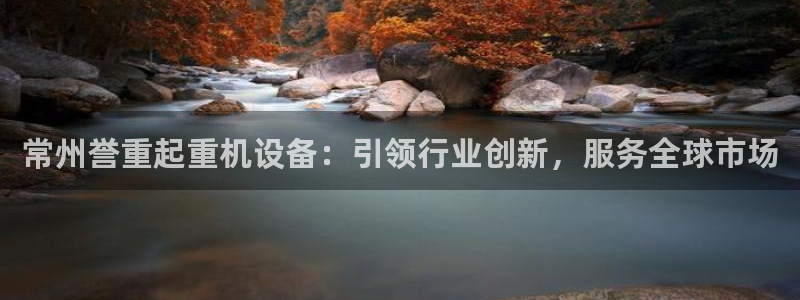 顺盈娱乐注册求判官333OO：常州誉重起重机设备：引领行业创