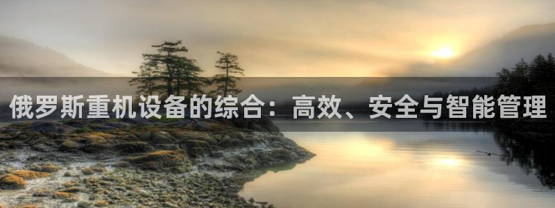 清远市顺盈广场谷哥娱乐ktv：俄罗斯重机设备的综合：高效、安