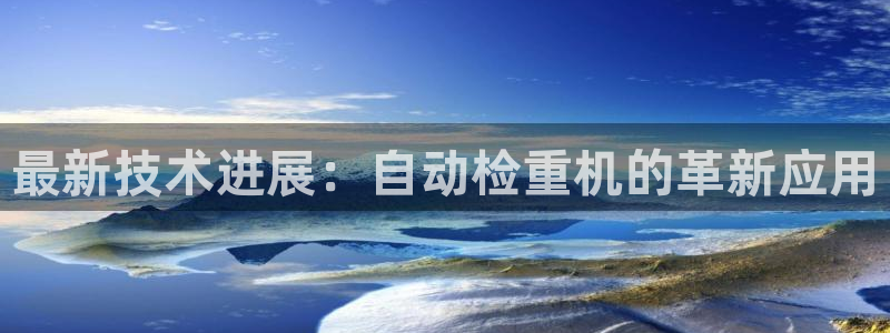 顺盈娱乐下载安装最新版：最新技术进展：自动检重机的革新应用