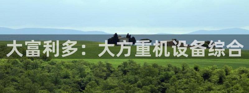 顺盈娱乐注册官网：大富利多：大方重机设备综合
