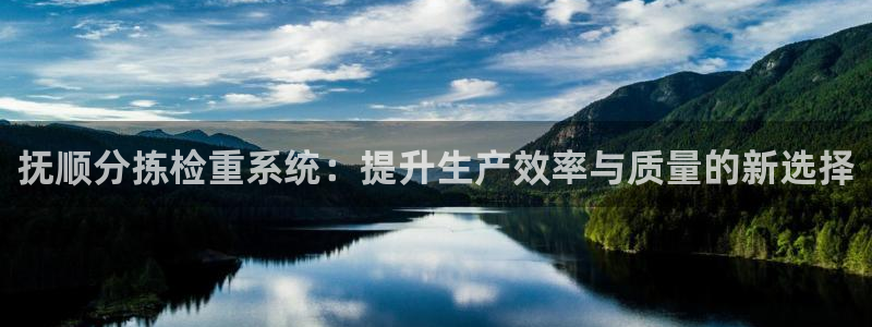 顺盈娱乐代理怎么样：抚顺分拣检重系统：提升生产效率与质量的新